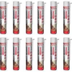 Schiuma pu 1k 750  poliuretanica universale multiuso per uso manuale 12 pezzi