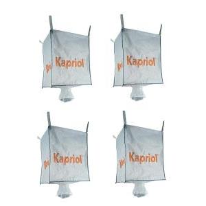 Sacco per macerie  90x90x100cm portata 1500kg big bag 4 pezzi