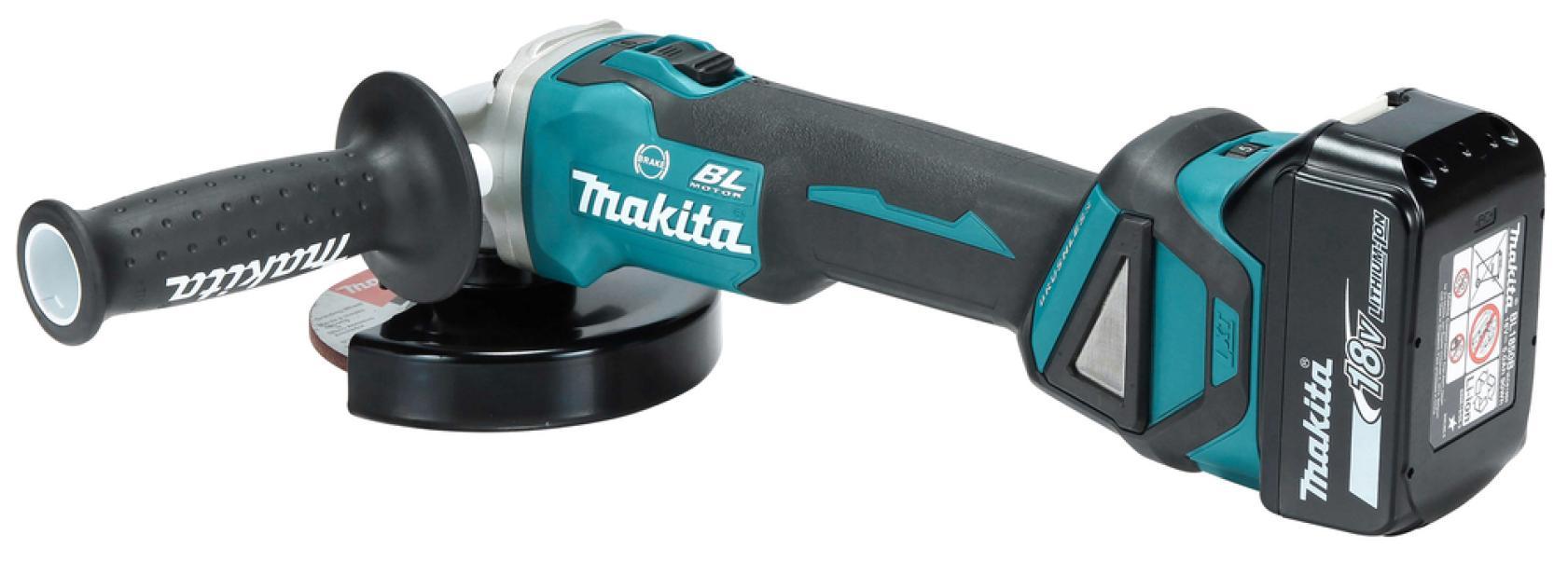 Smerigliatrice Angolare Makita 18V 125/115 mm BL Corpo macchina DGA513ZJ 