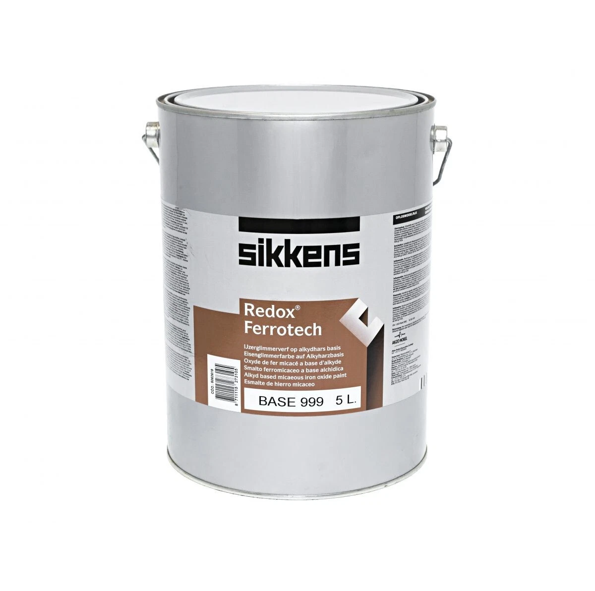 Smalto ferromicaceo metallizzato Sikkens Redox Ferrotech 999 interno/esterno 5 litri