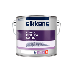 Smalto satinato per esterno/interno  rubbol finura satin bianco 1 litro