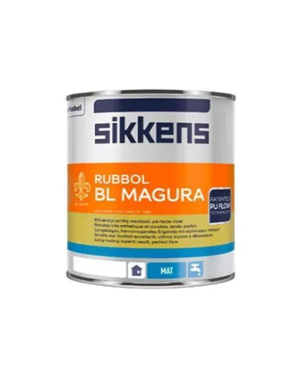 smalto-all'acqua-opaco-sikkens-rubbol-bl-magura-bianco-5-litri Smalto all'acqua opaco Sikkens Rubbol BL Magura bianco 5 litri