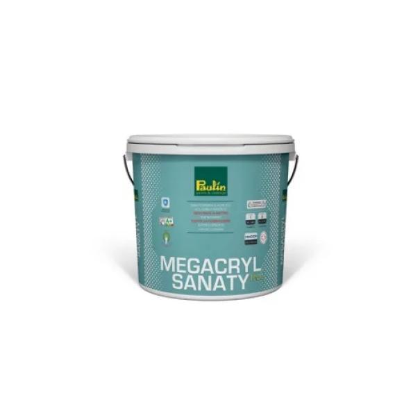 Pittura murale superlavabile Paulin Megacryl Sanaty Free satinata bianca 4 litri