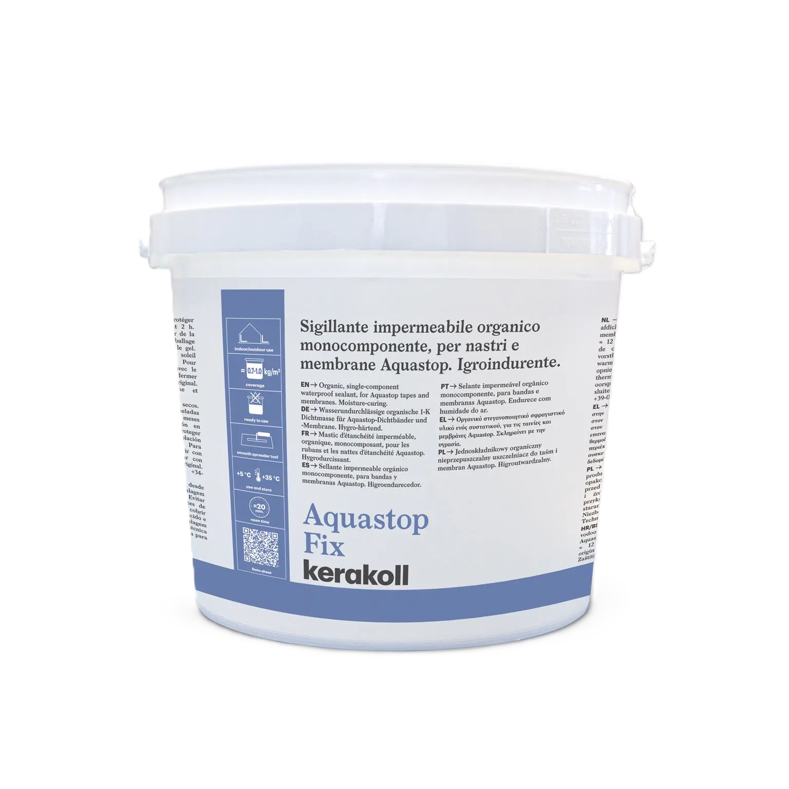 Sigillante impermeabile monocomponente Kerakoll Aquastop Fix 6kg