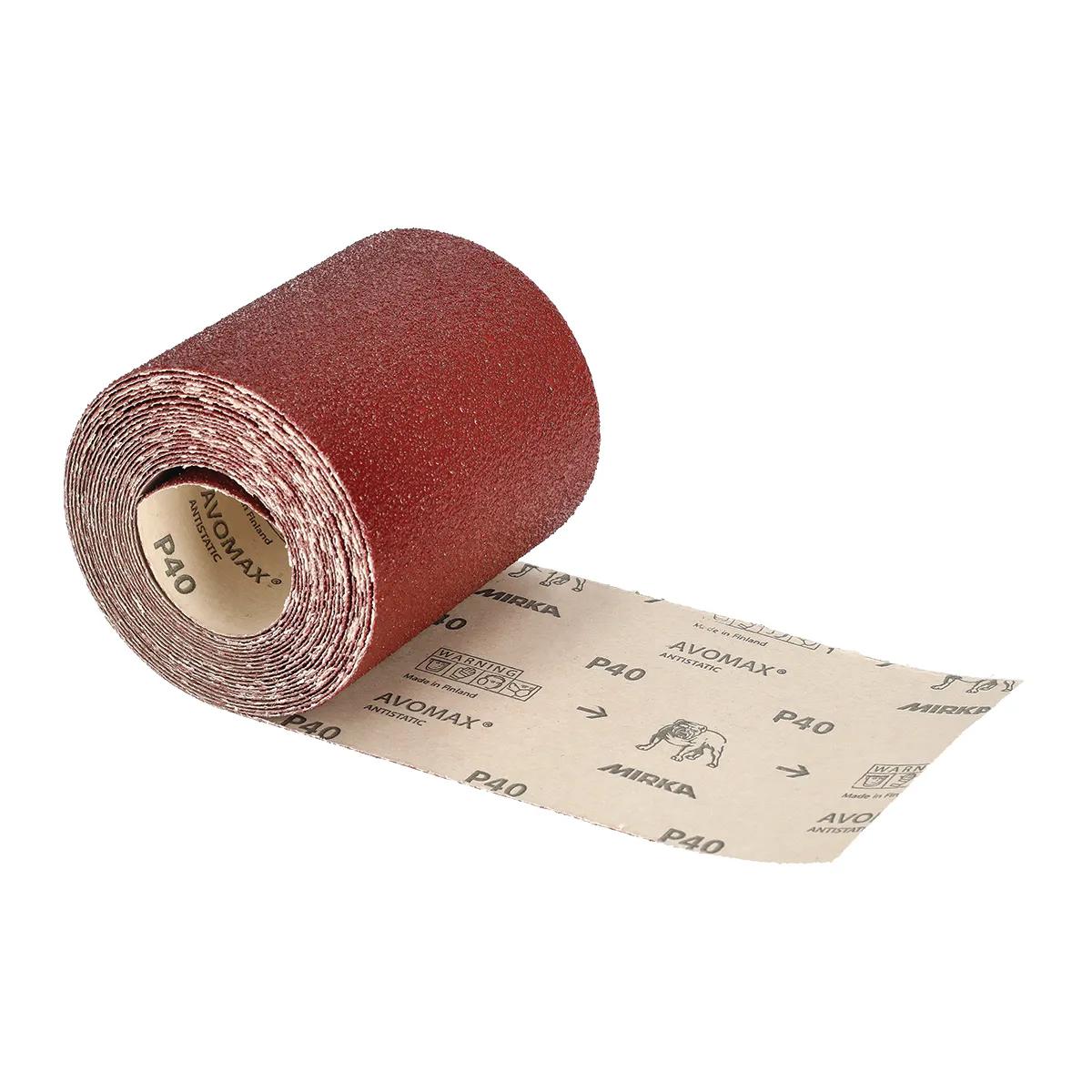 Rotolo abrasivo avomax Mirka 115mm x 5metri P180