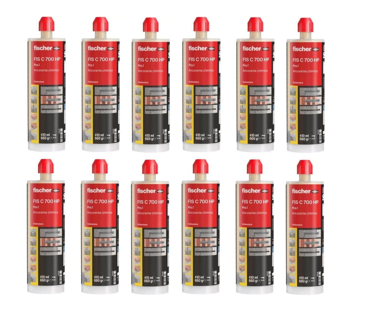 Ancorante chimico FIS C 700 HP pro.1 Fischer 410ml 12 Pezzi