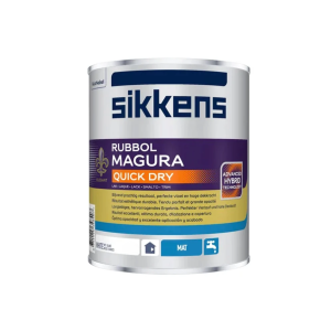 Smalto all'acqua opaco  rubbol magura quick dry bianco 2.5 litri