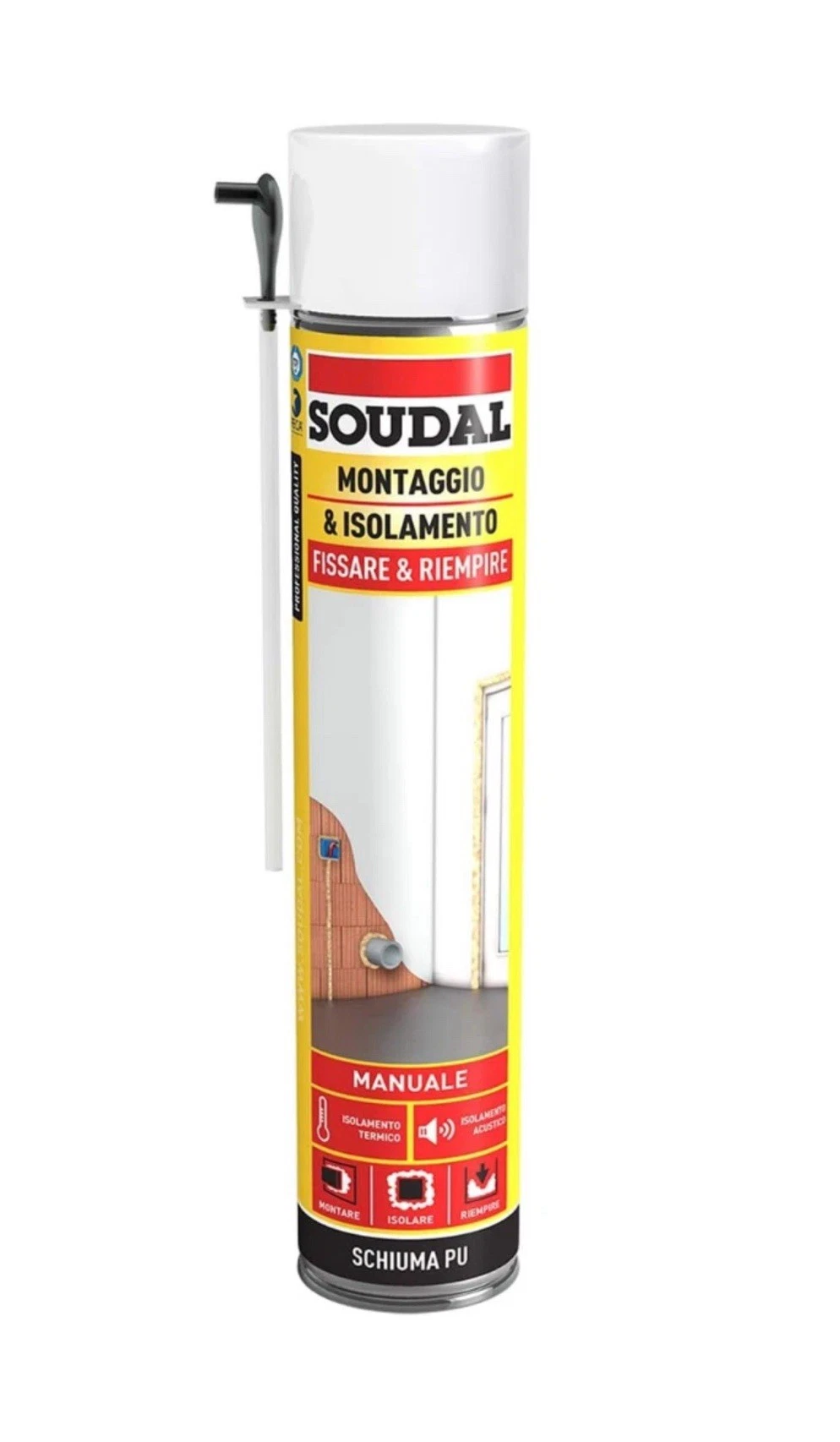 schiuma-poliuretanica-soudal-montaggio-e-isolamento-manuale-750ml Schiuma Poliuretanica Soudal montaggio e isolamento manuale 750ml