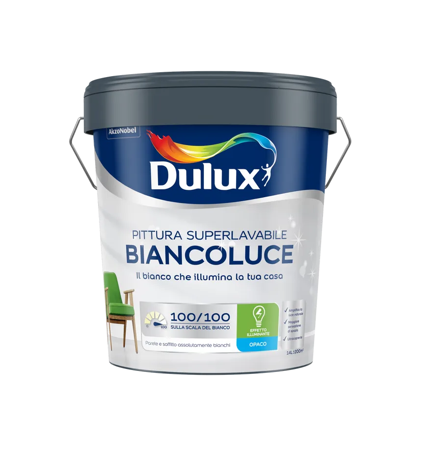 idropittura-silossanica-opaca-antimuffa-dulux-biancoluce-per-interni-bianca-14-litri- Idropittura Silossanica Opaca Antimuffa Dulux Biancoluce per Interni bianca 14 litri