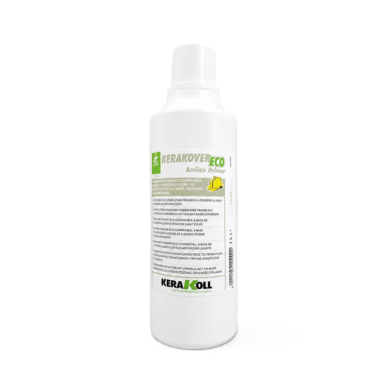 Fissativo consolidante Kerakoll Kerakover Eco Acrilex Primer interno esterno 1 litro