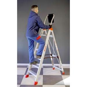Scala professionale a forbice in alluminio  lady 7 gradini