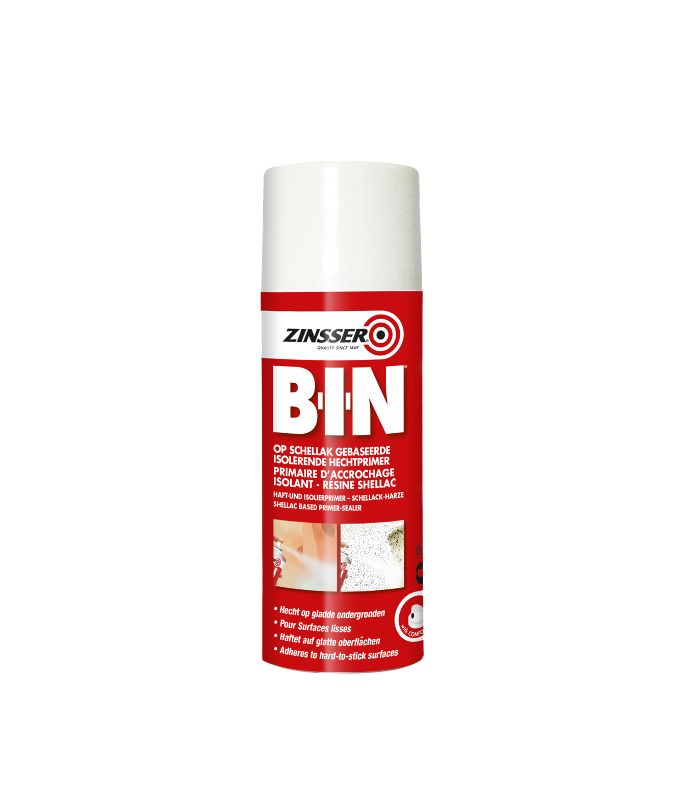 Primer Spray Cervus Bin Turbo Zinsser aggrappante e isolante 400ml