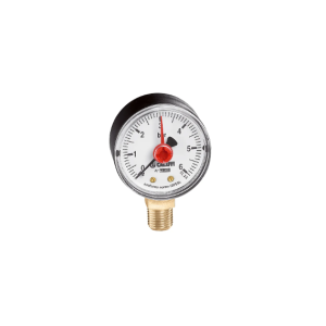 Manometro  557410 d.63 mm attacco posteriore centrale 0-10 bar