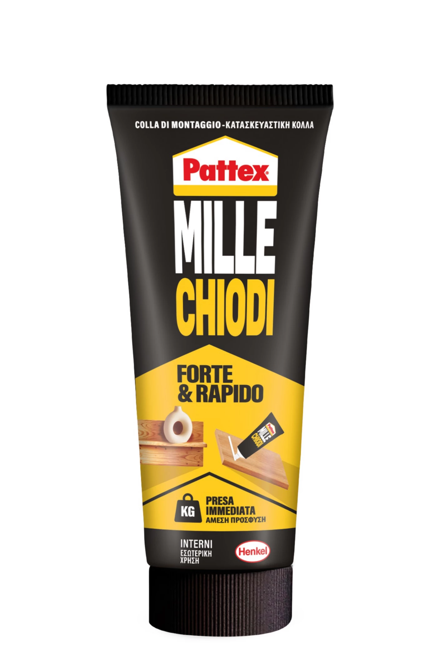 Millechiodi Forte & Rapido Henkel Adesivo di Montaggio ad Alta Presa 100gr