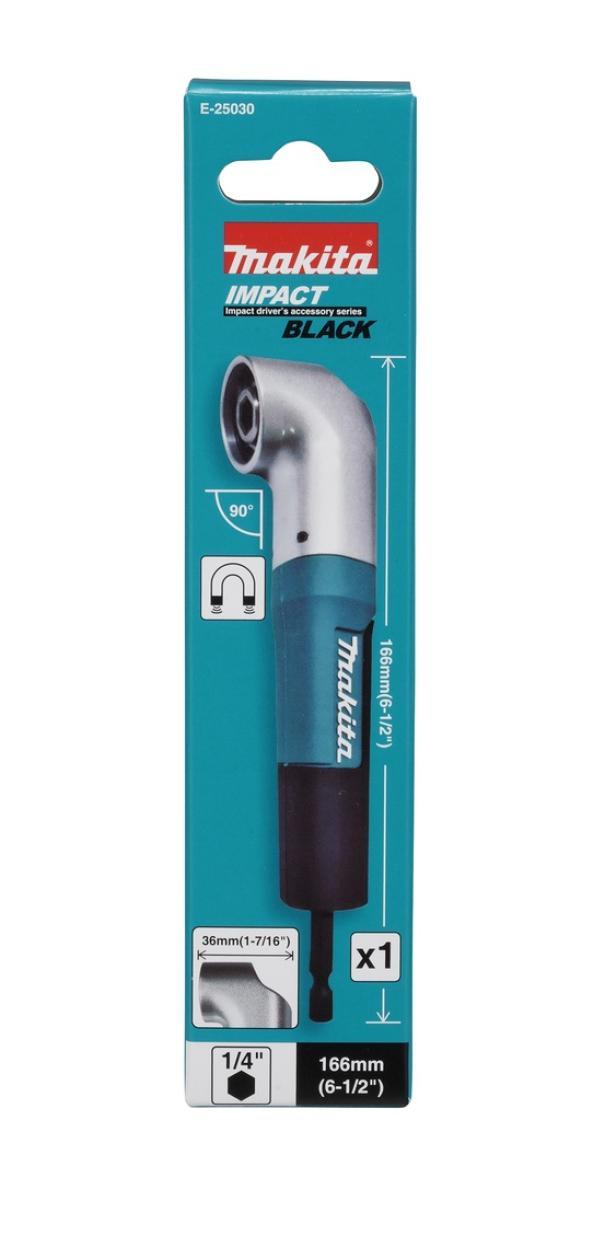 attacco-ad-angolo-retto-per-avvitatori-ad-impulsi-makita-e-25030-1/4-hex-02 Attacco ad Angolo Retto per Avvitatori ad Impulsi Makita E-25030 1/4 Hex