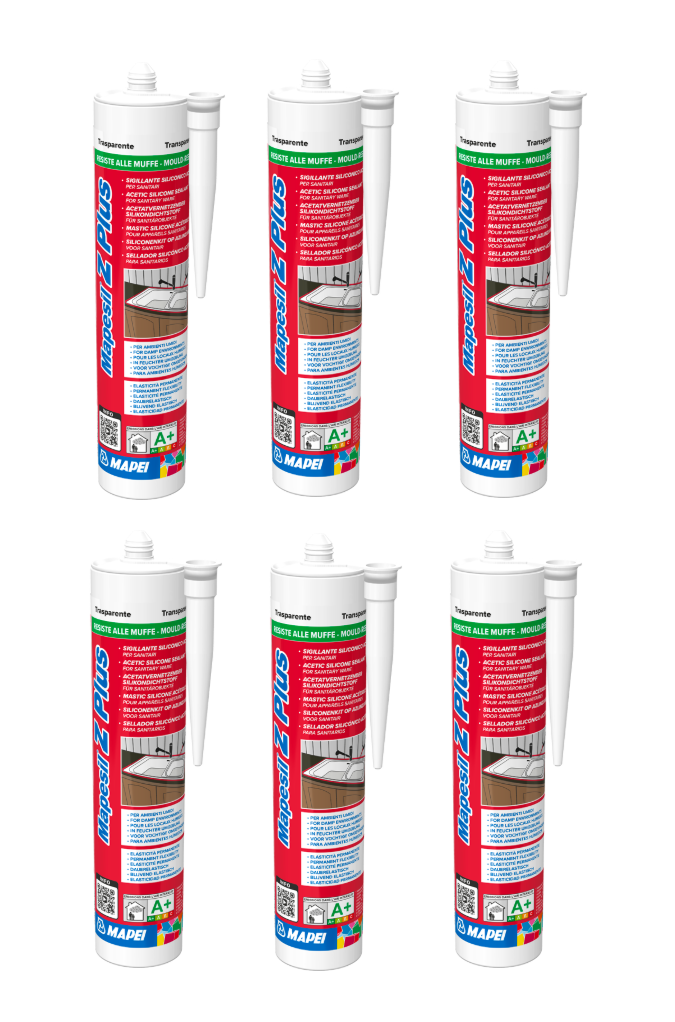Silicone Mapesil Z Plus Trasparente Mapei 310ml 6 PEZZI