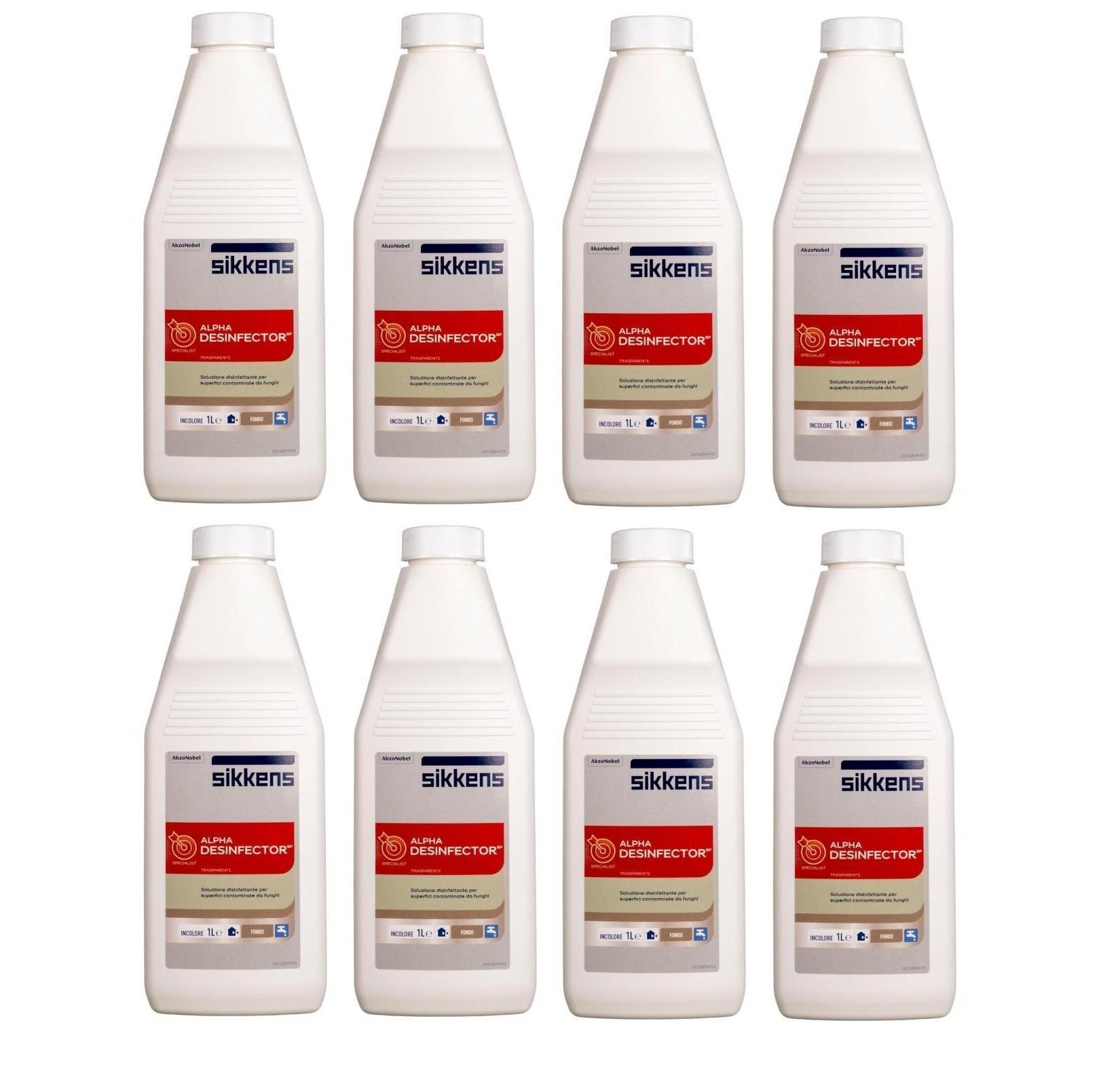 trattamento-antimuffa-per-muri-sikkens-alpha-desinfector-1-litro-8-pezzi Trattamento antimuffa per muri Sikkens Alpha Desinfector 1 litro 8 PEZZI