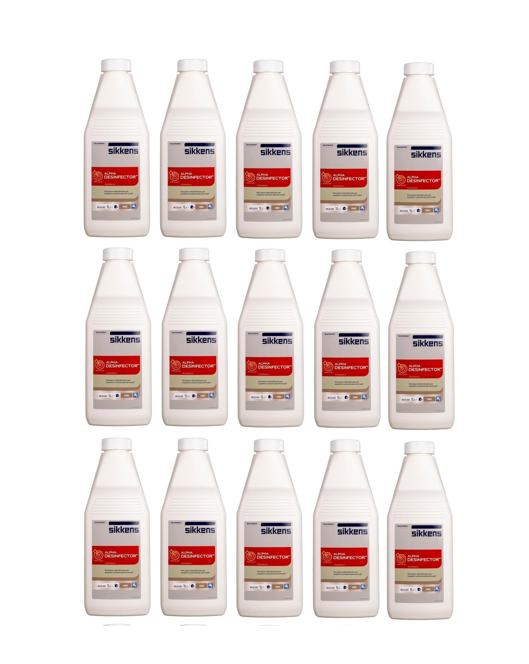 trattamento-antimuffa-per-muri-sikkens-alpha-desinfector-1-litro-15-pezzi Trattamento antimuffa per muri Sikkens Alpha Desinfector 1 litro 15 PEZZI